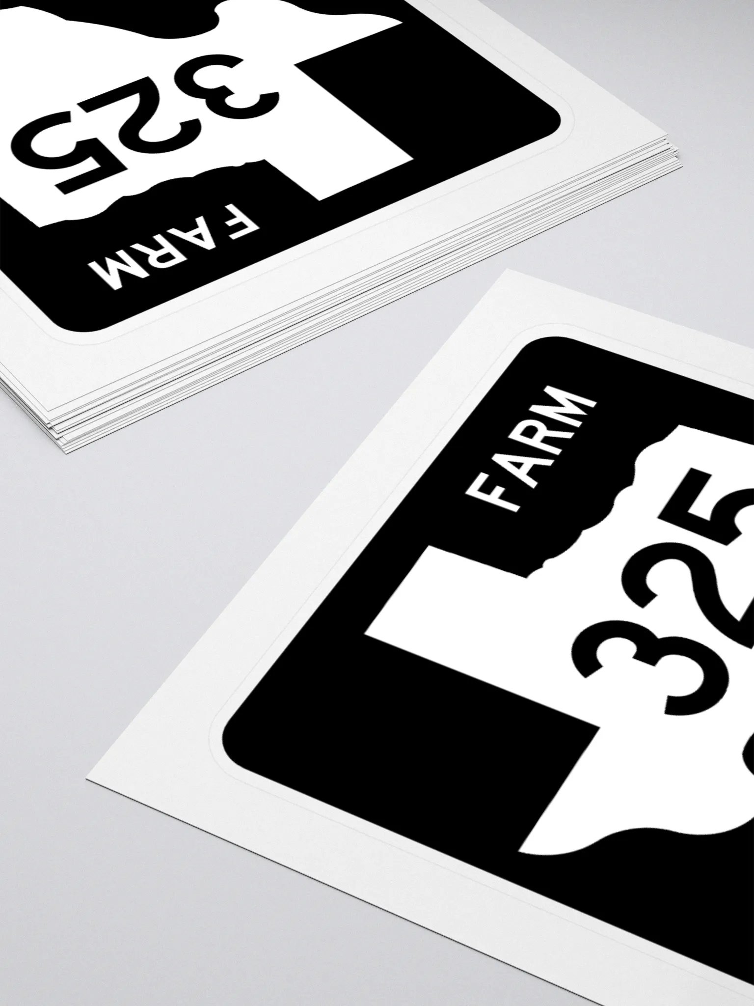 Texas Farm Road Sign FM 325 Sticker product image (4)
