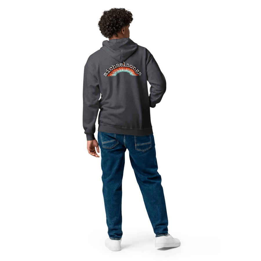 zip hoodie w/arched logo product image (5)