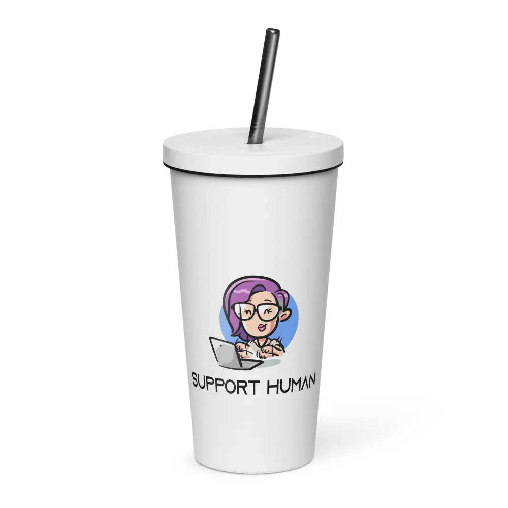 Support Human Coffee Tumbler product image (1)