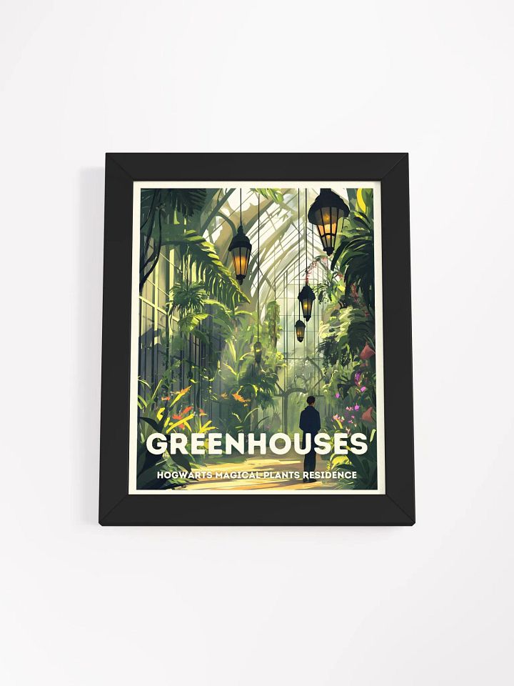 Hogwarts Greenhouses Vintage Travel Poster product image (1)