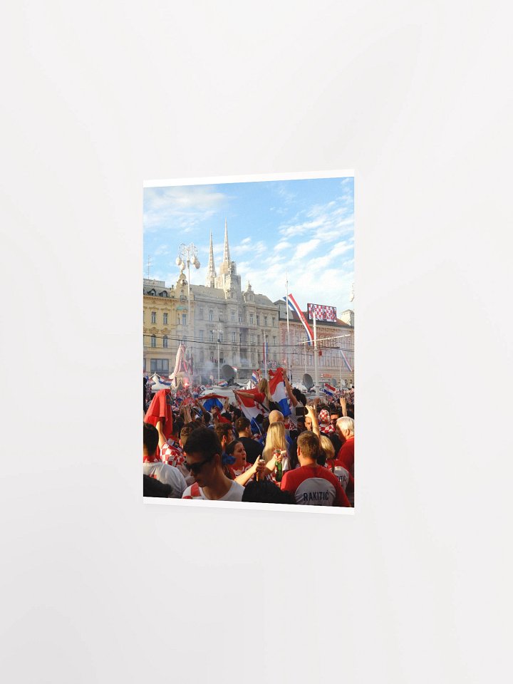 Zagreb - Ban Jelacic Square - World Cup celebration, 2018 - print/poster product image (8)