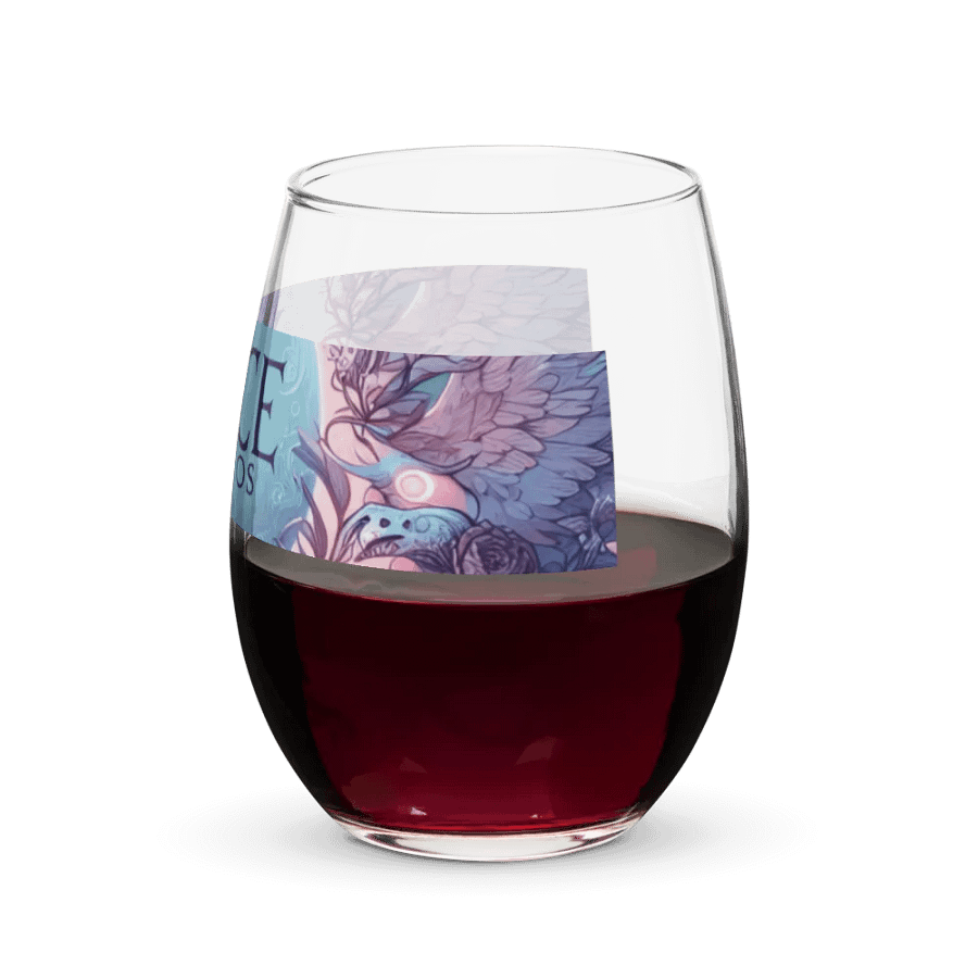 Fantasy Birds Stemless Wine Glass product image (7)
