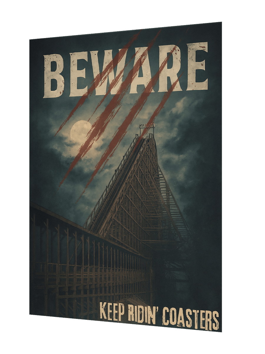 Beware - It's A Beast of a Ride 18x24" Poster product image (2)