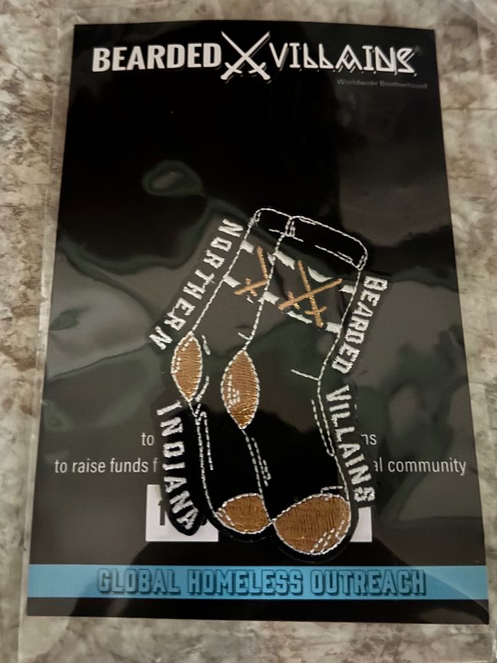 BVNI / Bearded Villains Sock Patch Collaboration (NUMBERED/LIMITED) product image (2)