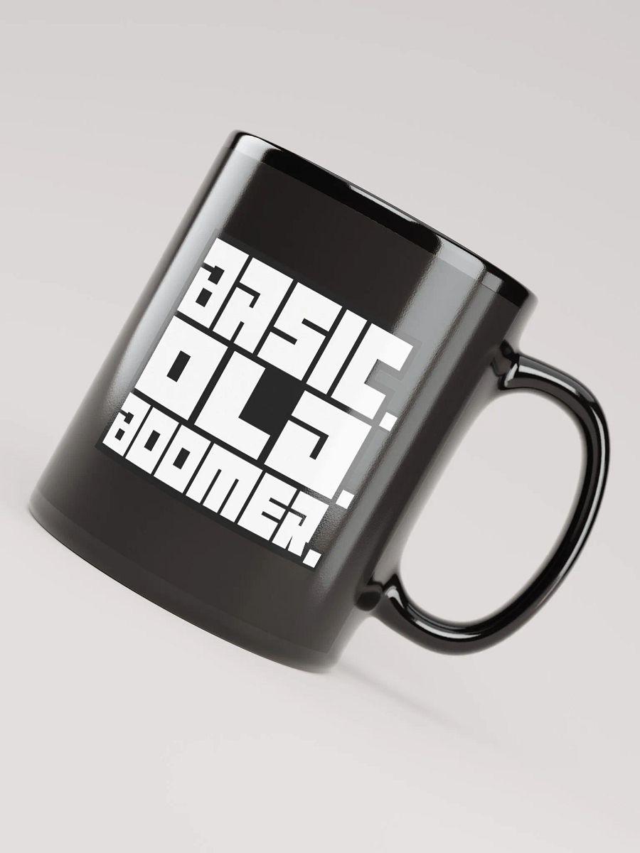 BASIC OLD BOOMER BLACK MUG product image (8)