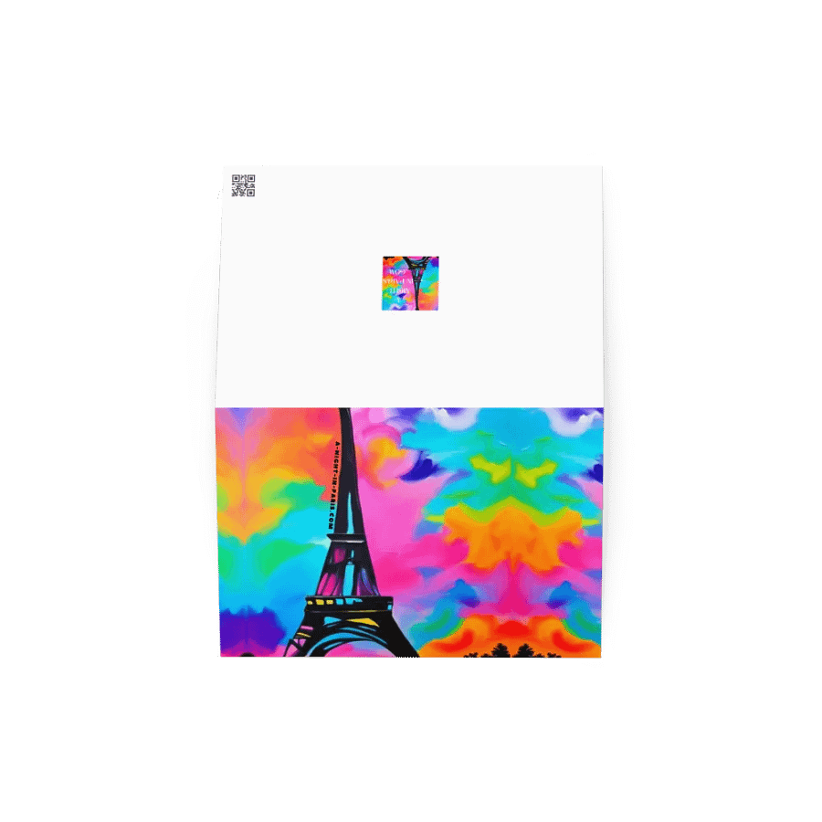 EIFFEL PARIS • GREETING CARD & ENVELOPE product image (2)