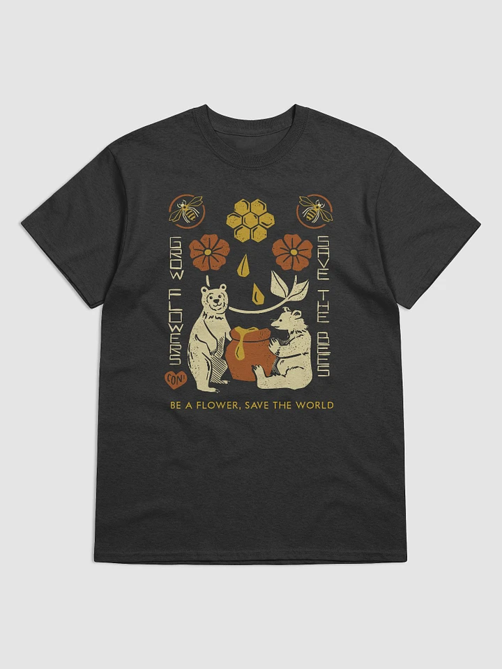 Save the bees tee black product image (1)