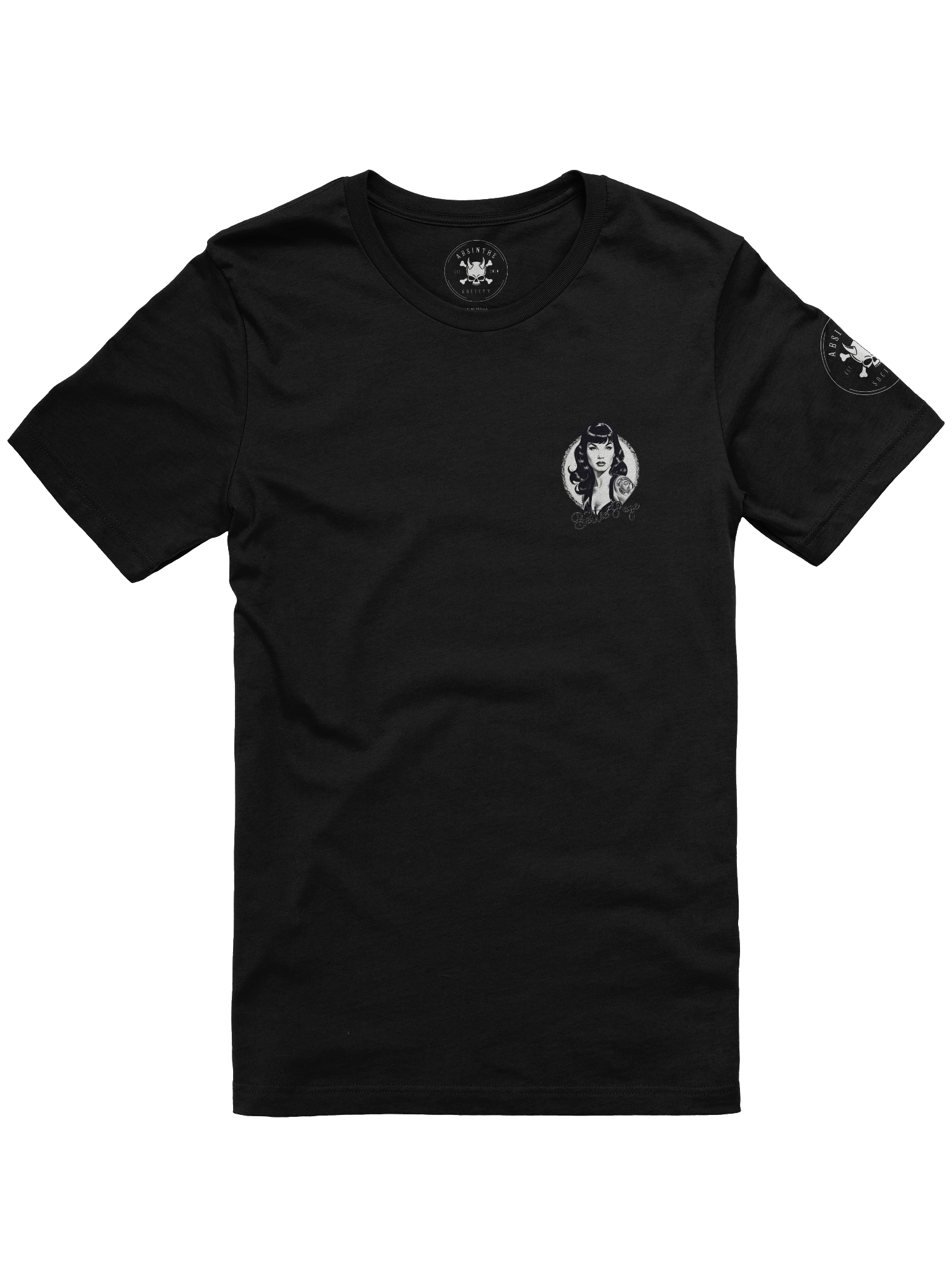 Bettie Page Absinthe Society Unisex T-Shirt product image (1)