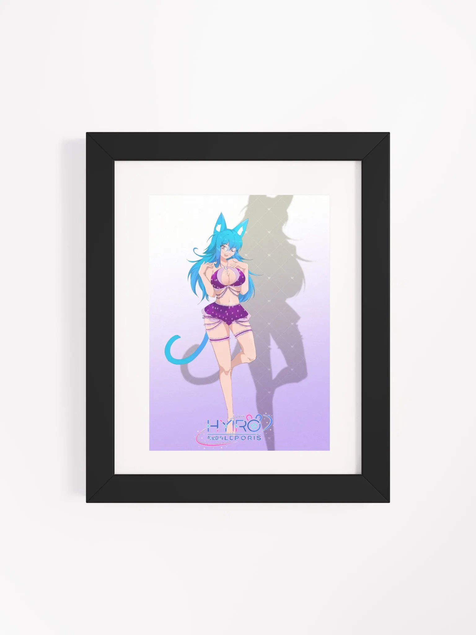 Blue232 Purple swimsuit Poster in a frame! product image (20)