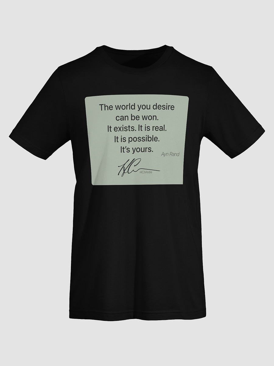 Ayn Rand Q7 - T-Shirt Olive product image (7)