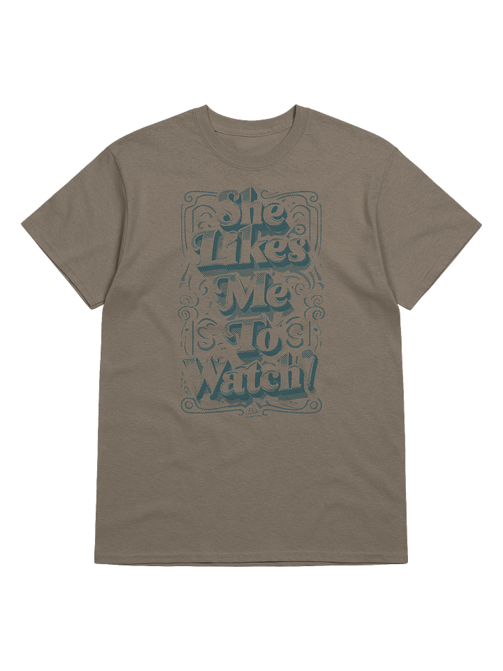 She Likes Me To Watch T-shirt product image (21)
