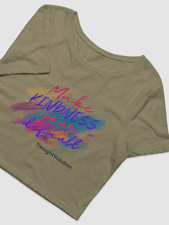 Make KINDNESS your default Crop Tee product image (6)