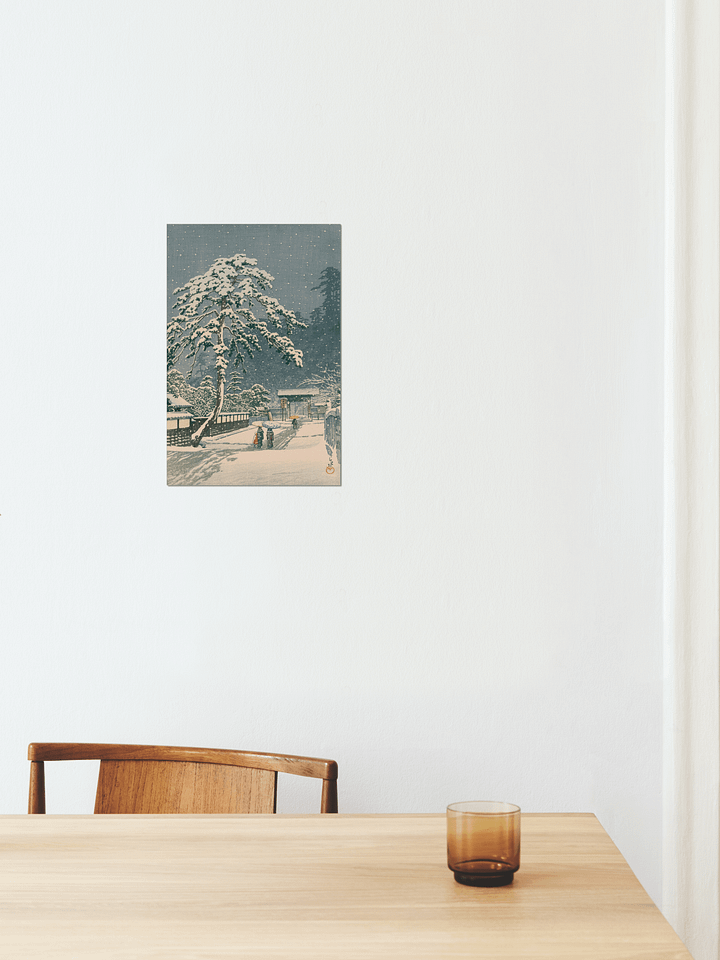 Hommonji Temple in Snow - Kawase Hasui product image (1)