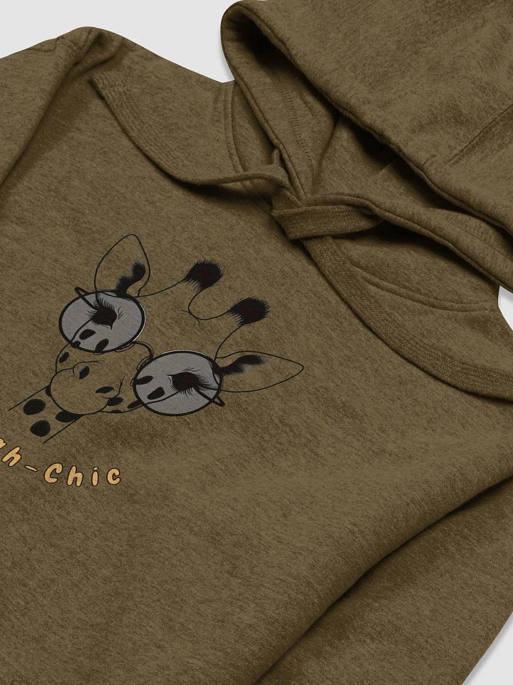 Sky-High-Chic Giraffe Sunglasses Hoodie product image (2)