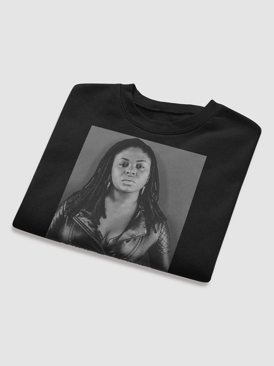 Divine Feminine Crop Top Sweatshirt Black product image (8)