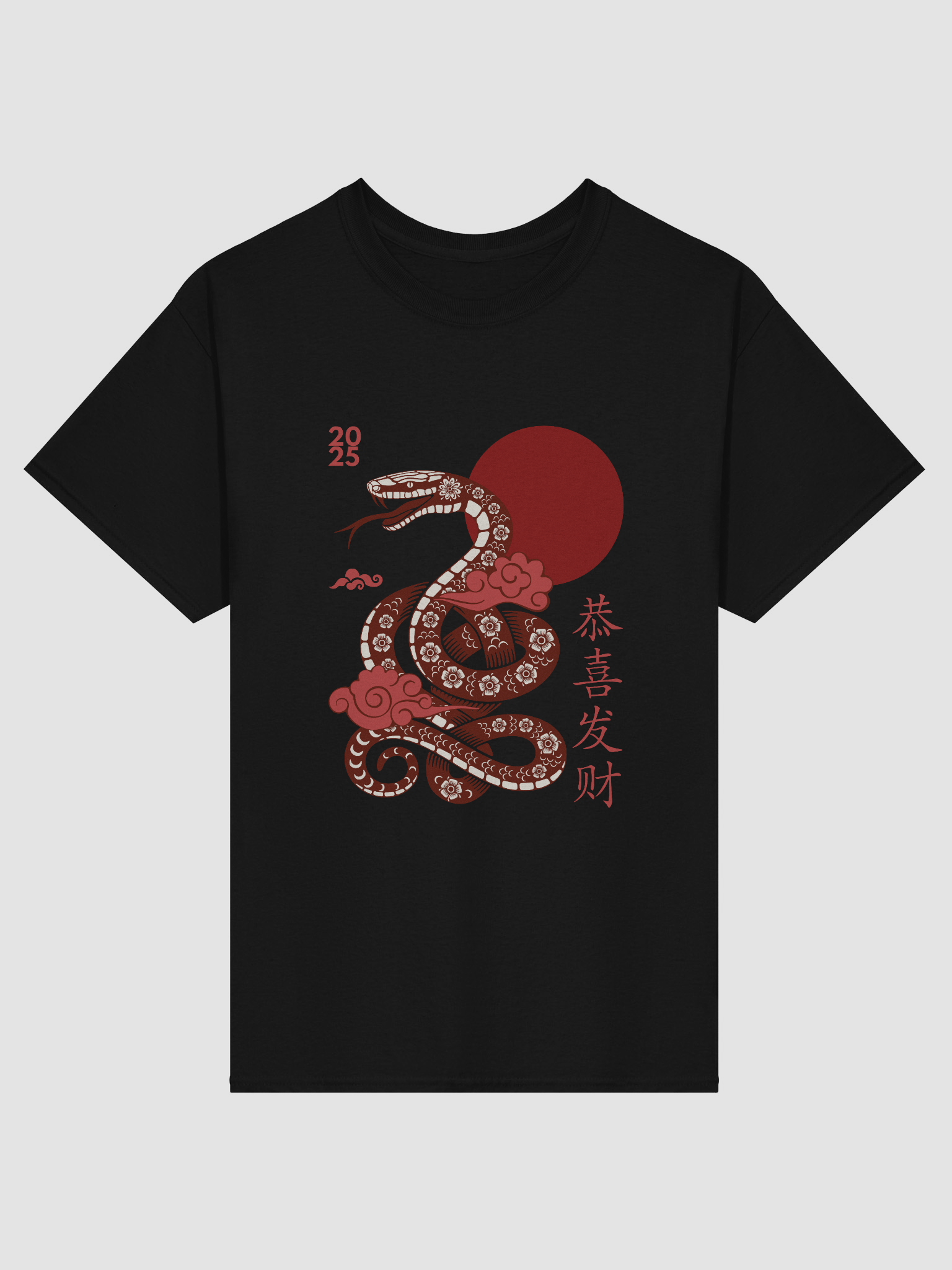 Snake Printed Soft Unisex T-Shirt product image (5)