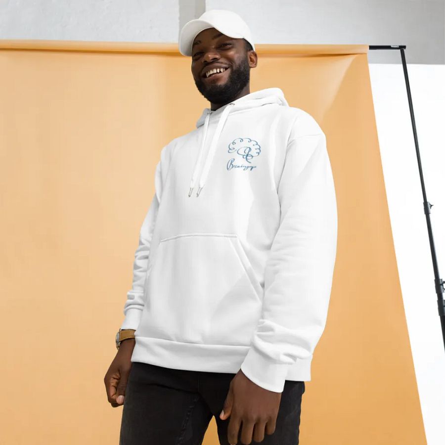 Braingap Signature Hoodie (Blue/White) product image (5)