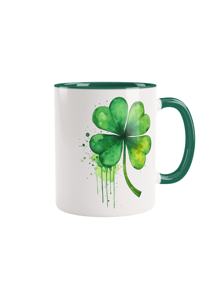 Shamrock Splash Watercolor Mug product image (2)