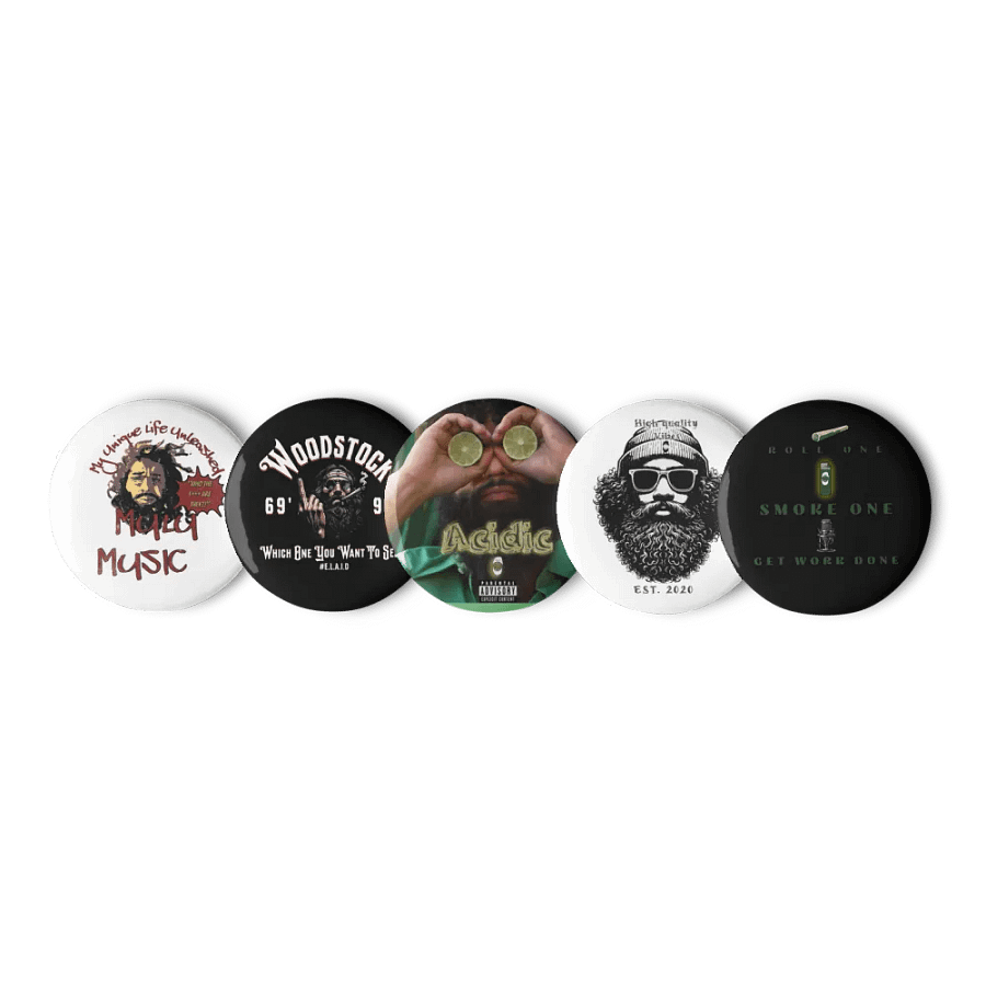 The Mulu Merch Button Set #1 product image (1)