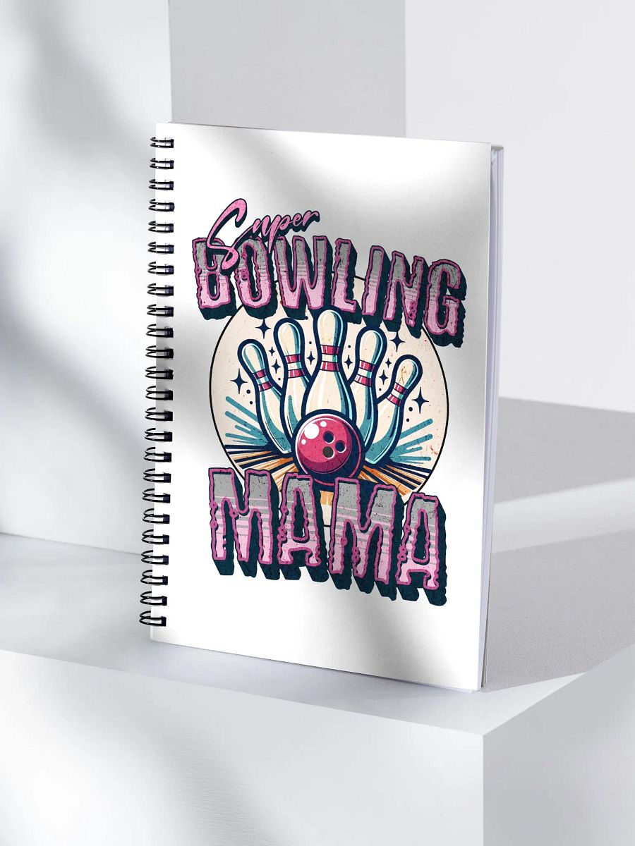 Super Bowling Mama Retro Spiral Notebook product image (1)