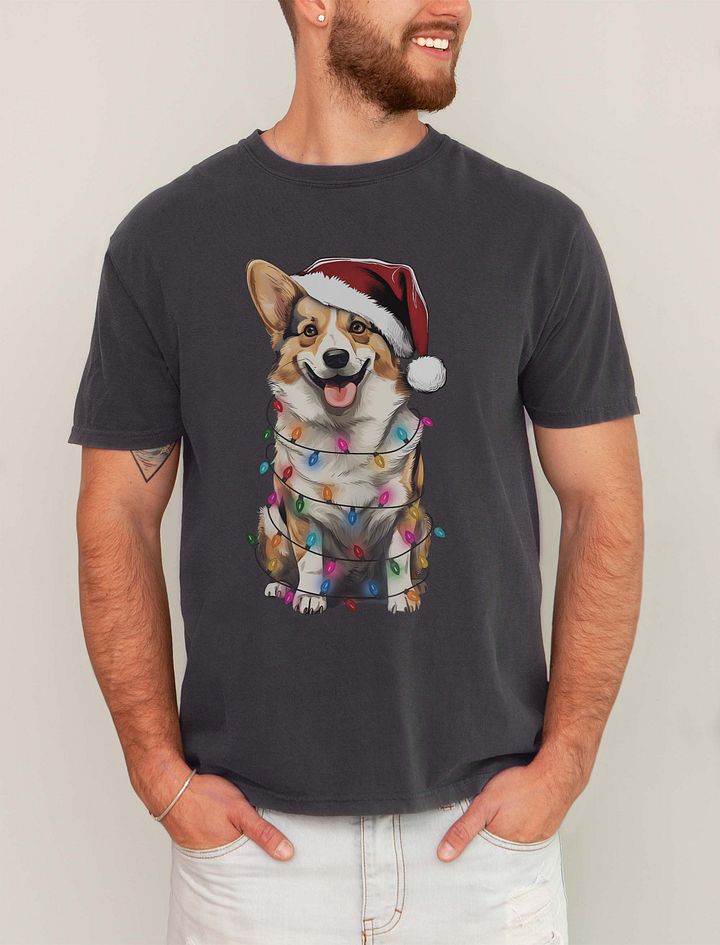 Funny Welsh Corgi(Sable) Christmas T-Shirt for Corgi Paw-rents product image (21)