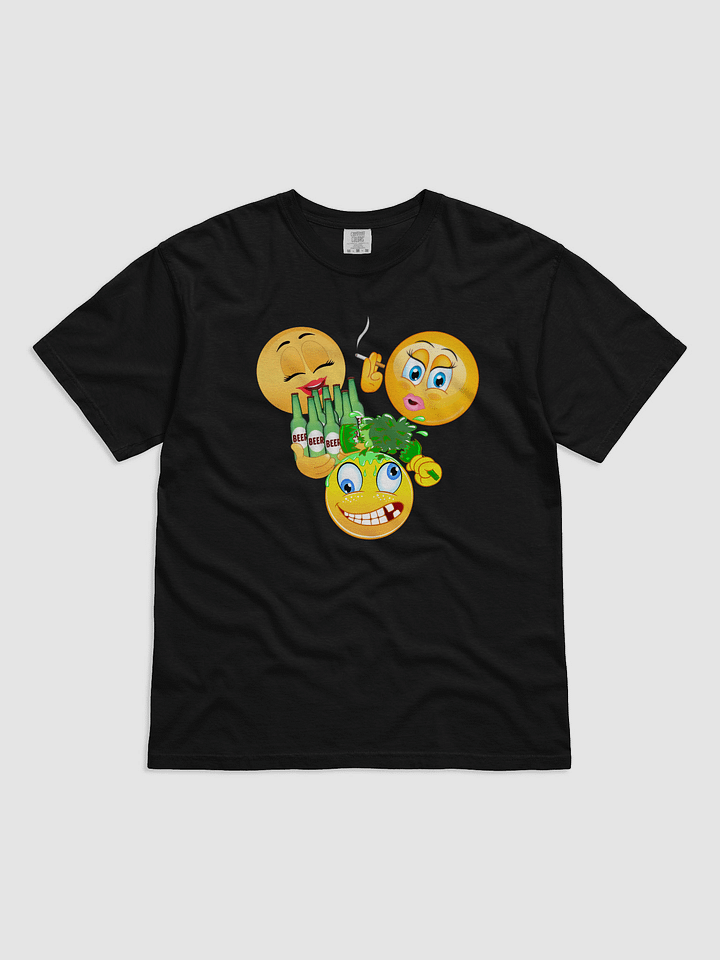 Expressive Cartoon Faces Graphic Tee product image (1)