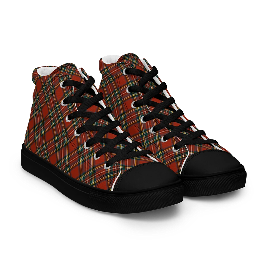 Royal Stewart Tartan Men's High Top Shoes product image (1)