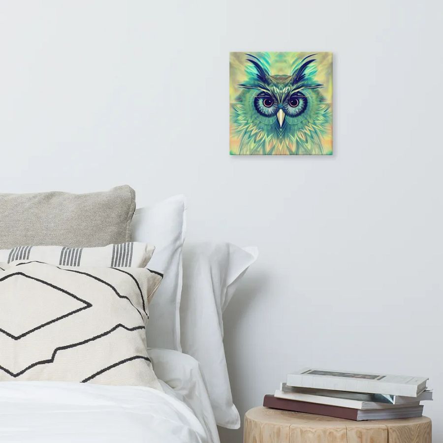 Fantasy Fractal Owl Art - v20 product image (6)