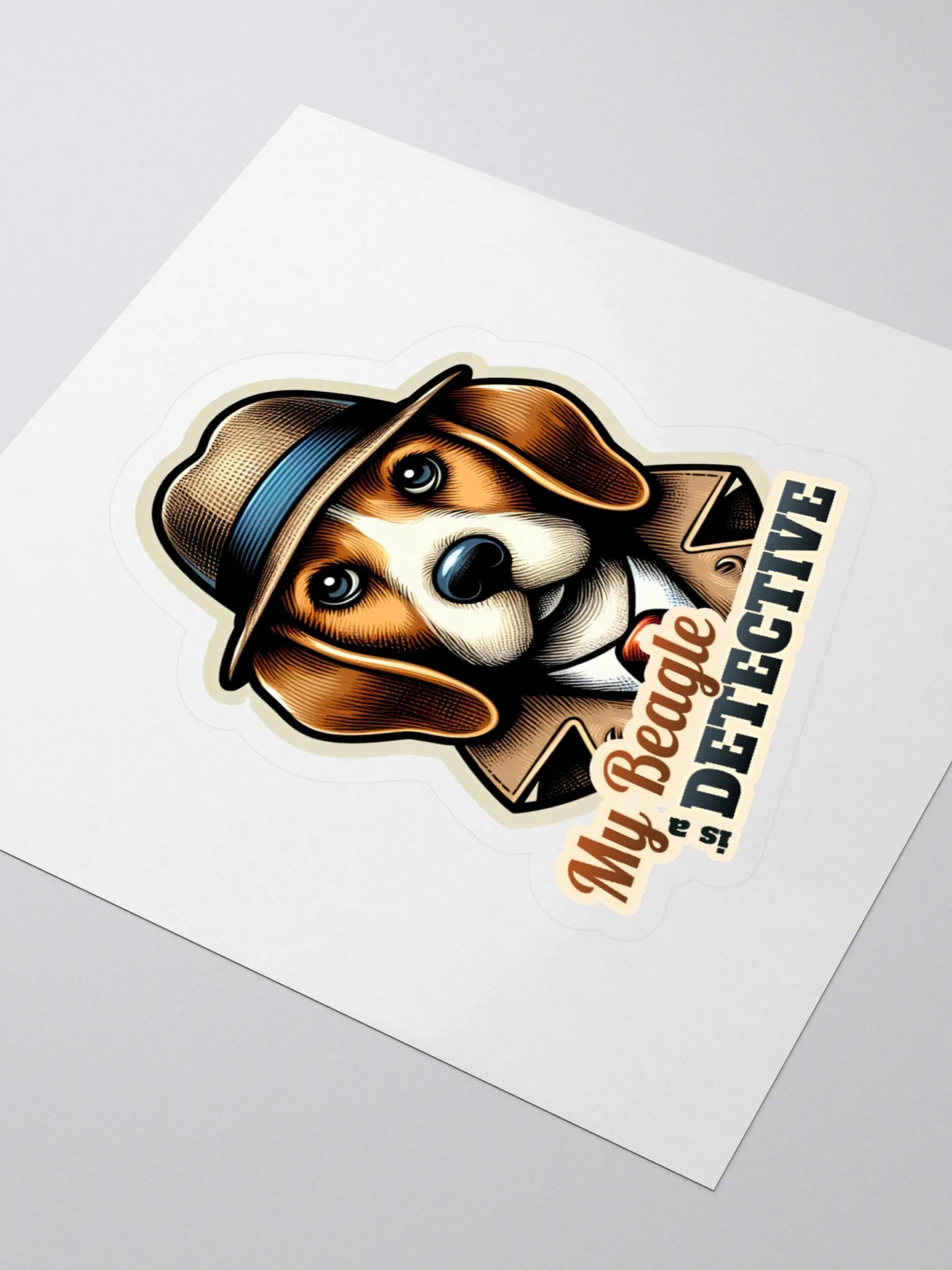 Beagle Detective - Sticker product image (3)