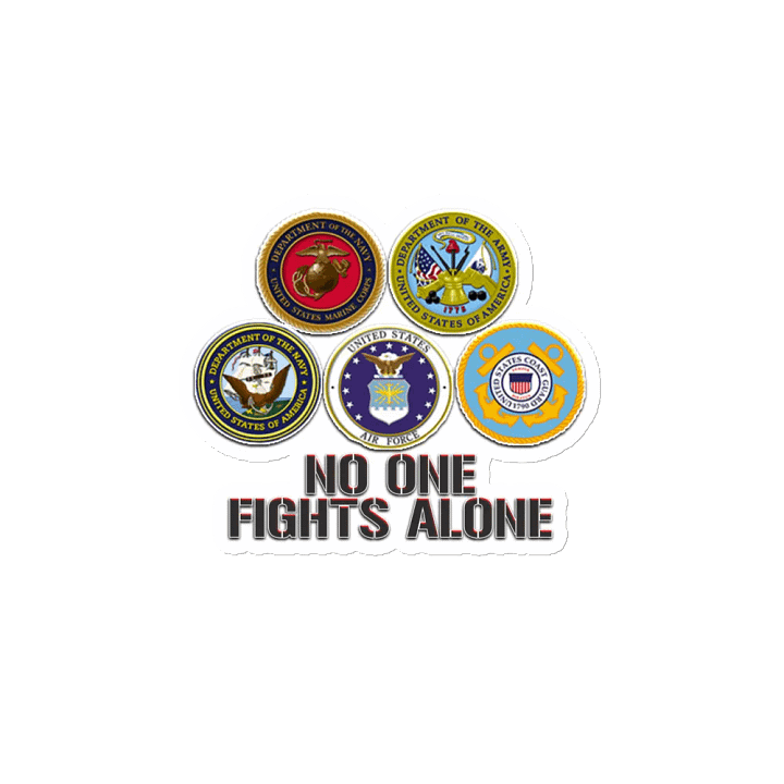 No One Fights Alone - Magnet product image (2)