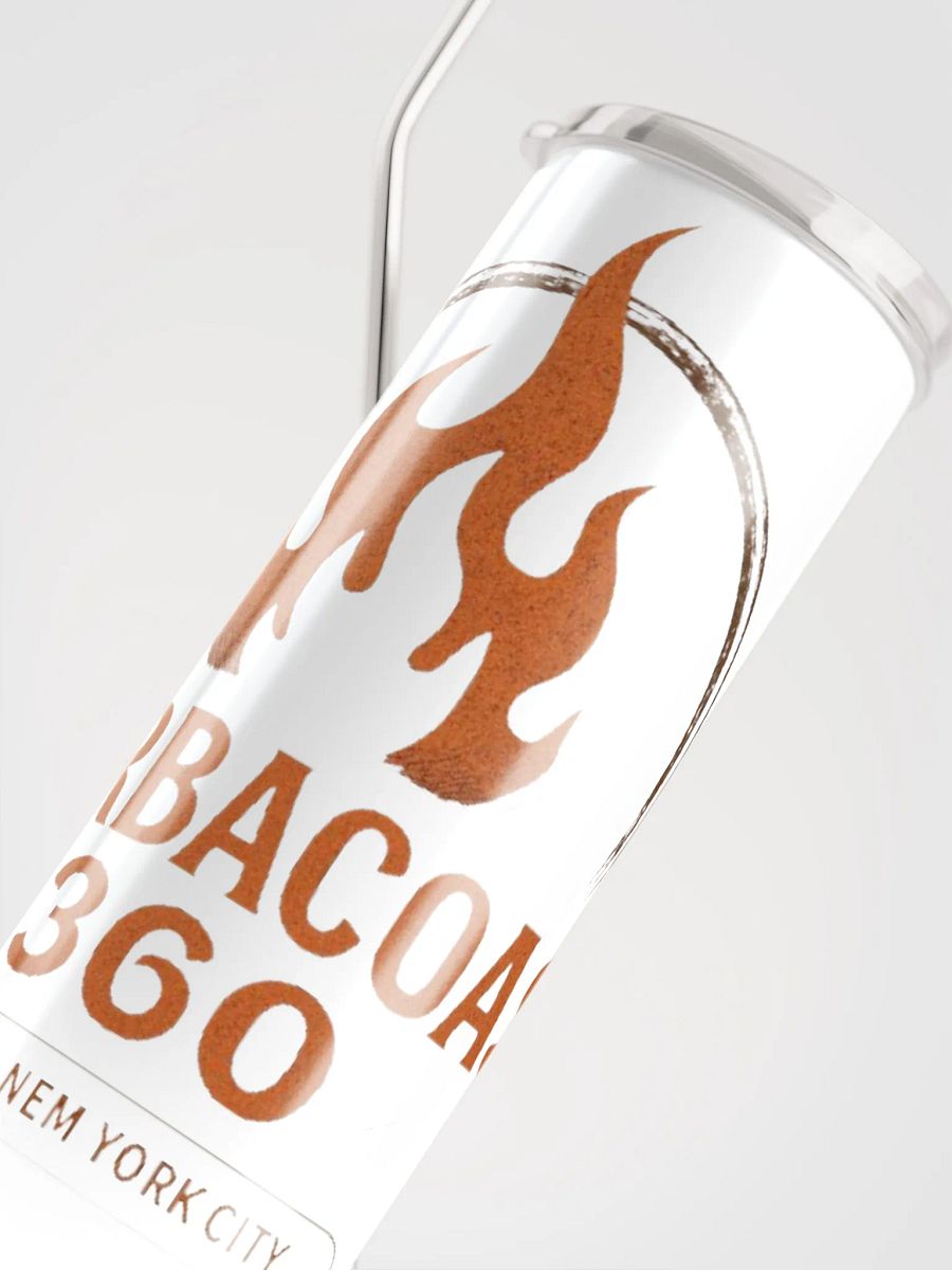 Barbacoa360 Stainless Steel Tumbler, white product image (4)