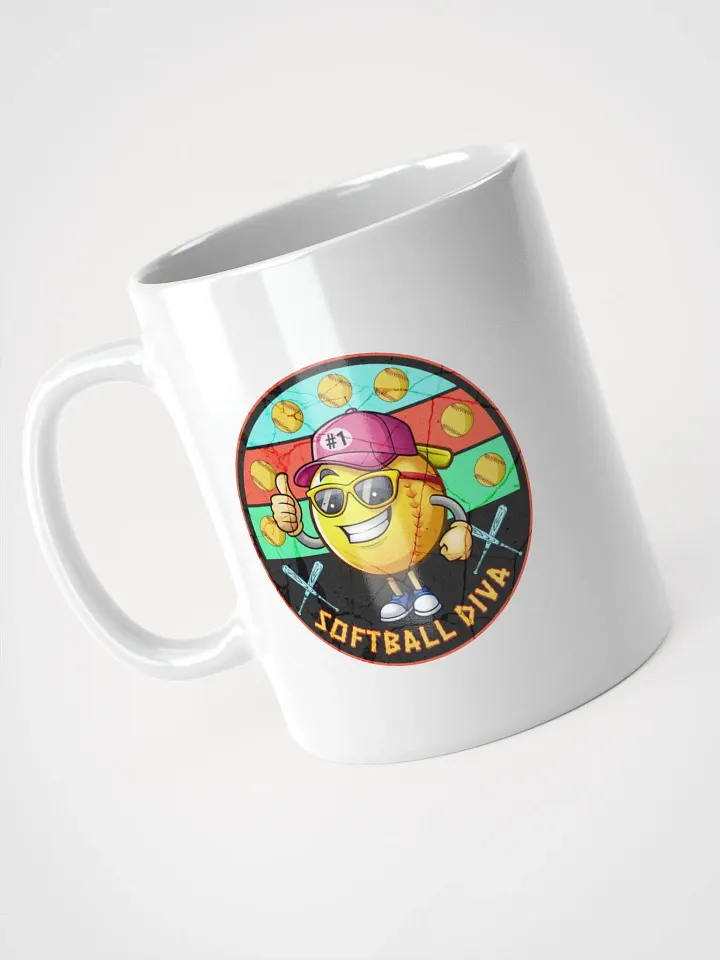 Softball Diva Thumbs-Up Mug product image (2)