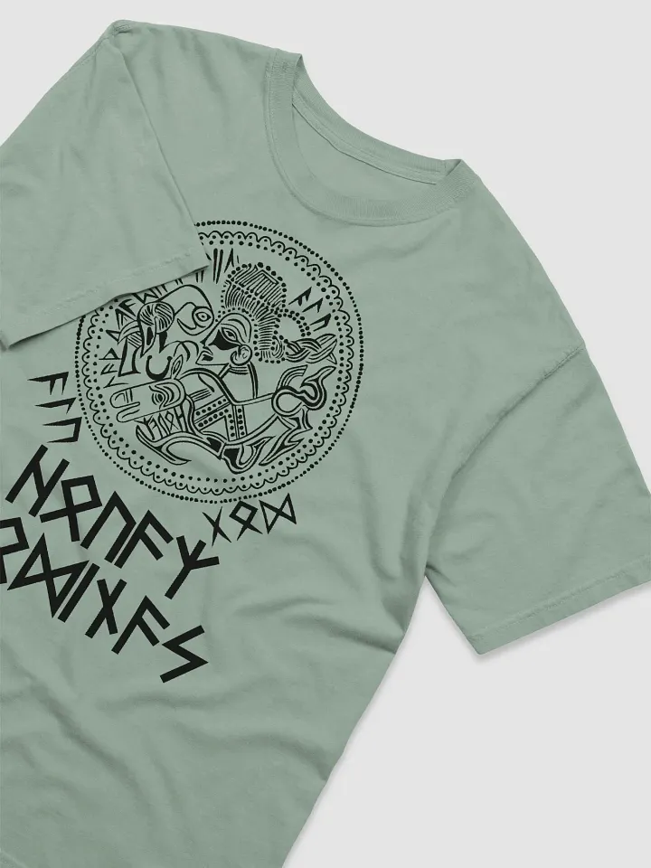 ODIN ALU GOD Bracteate shirt (black print) product image (2)