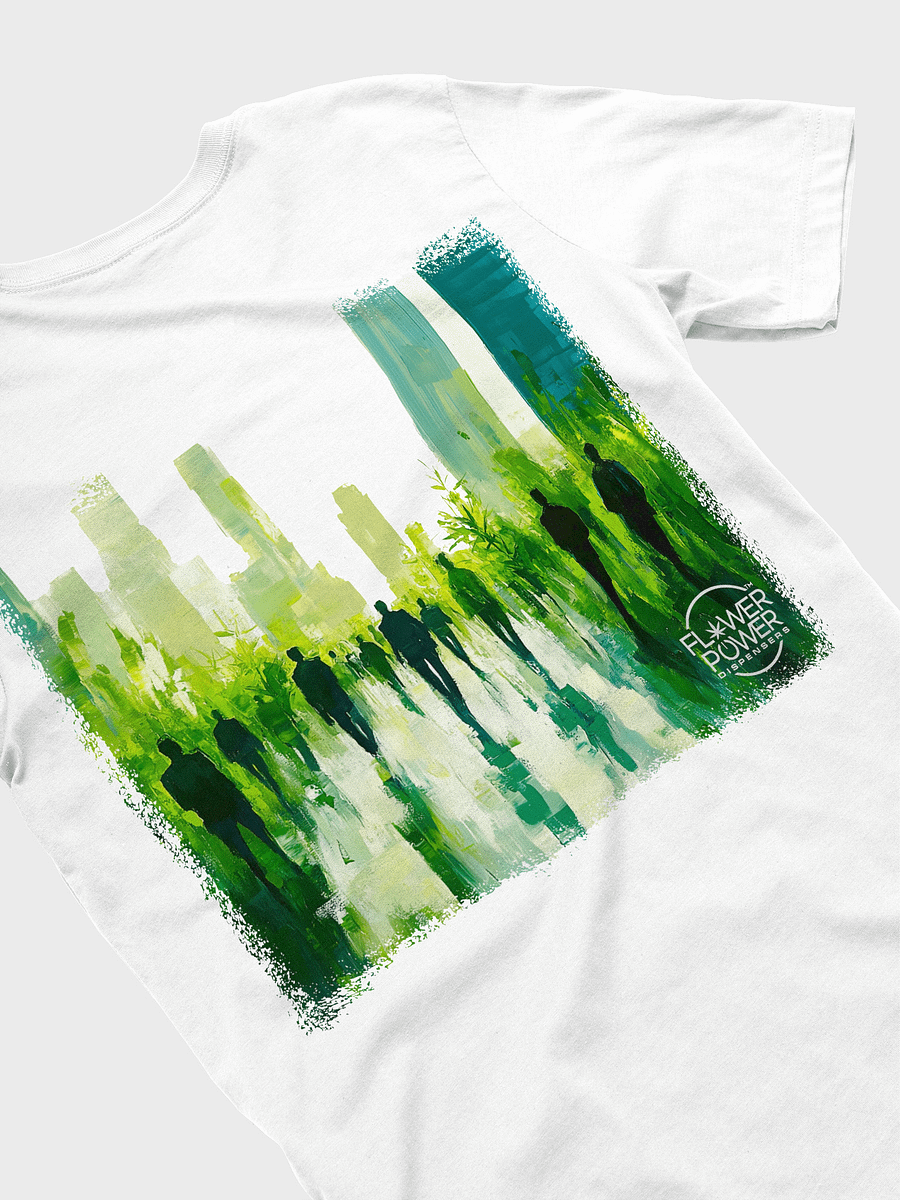 Flower Power Logo Tee (With Back Print) (White) product image (4)
