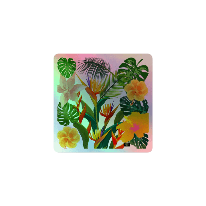 Tropical Hues Holographic Sticker Pack product image (1)