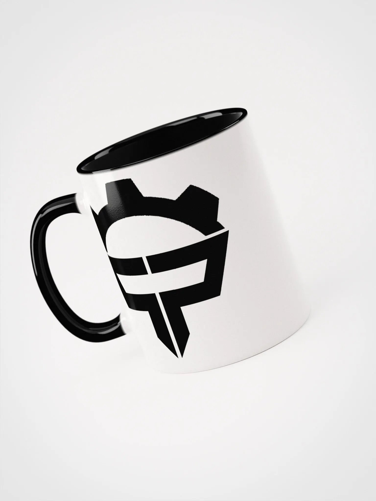 P3nAlPineapple Logo Black - Glossy White Mug product image (3)