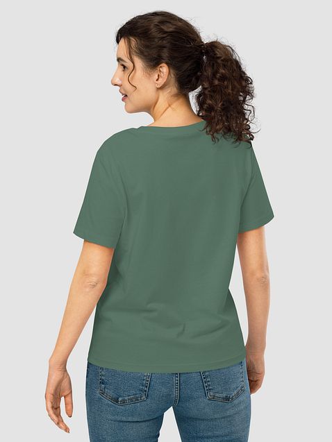Photo showing Stanley/Stella Women's Organic Ribbed Neck T-Shirt