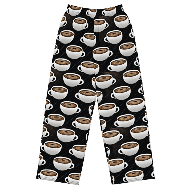 Coffee Cups Pattern Wideleg Pants product image (2)