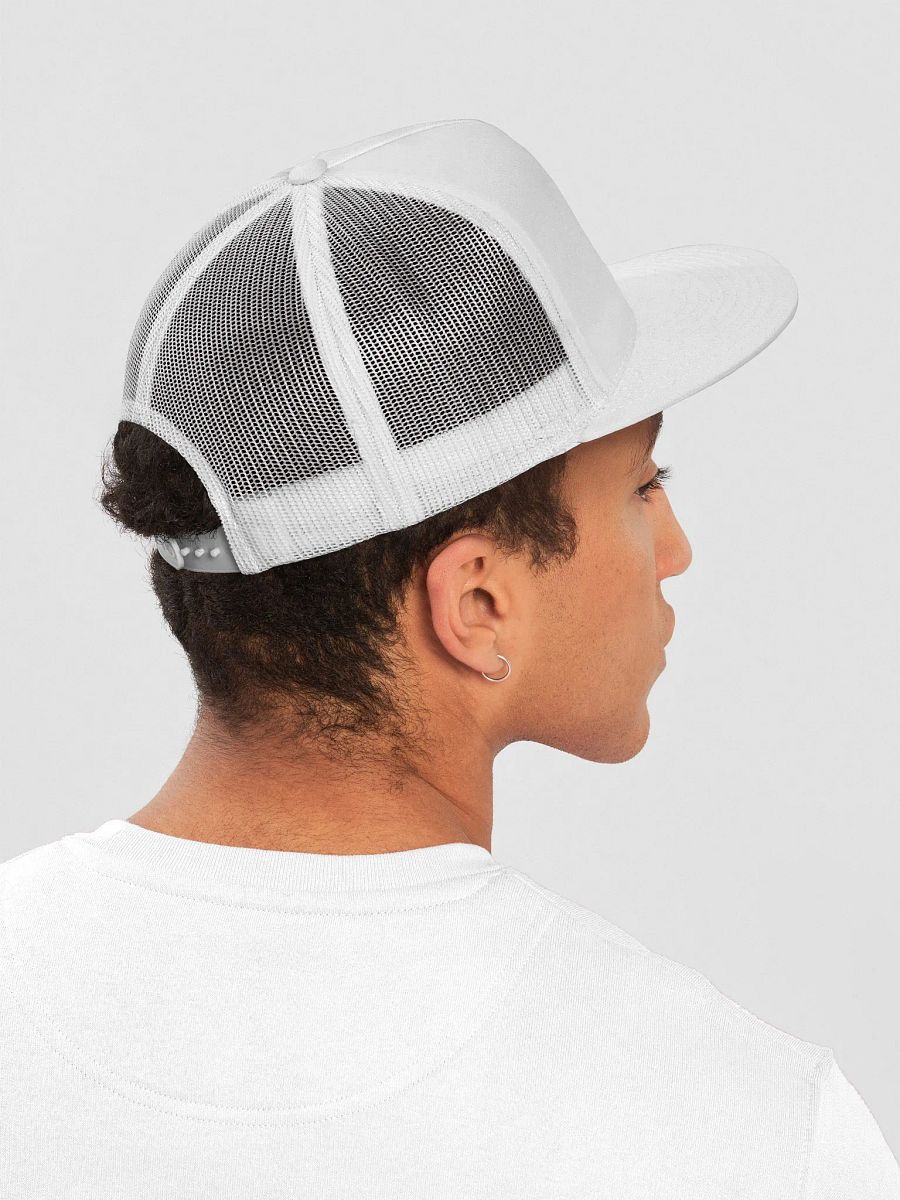 White Trucker Hat product image (8)