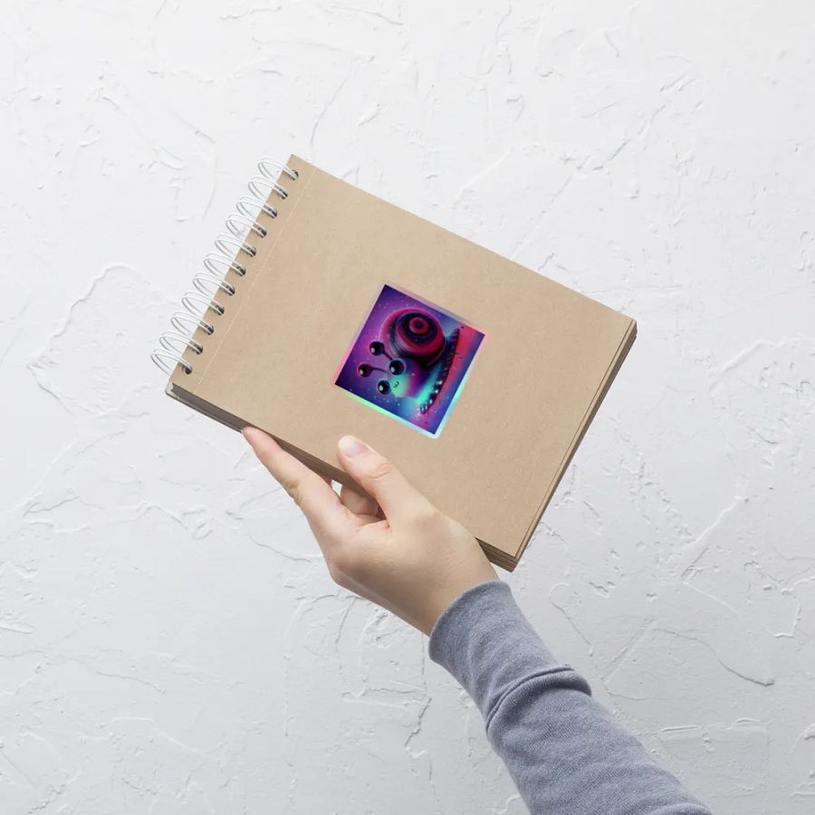 Whimsical Snail Holographic Sticker Sheet product image (9)