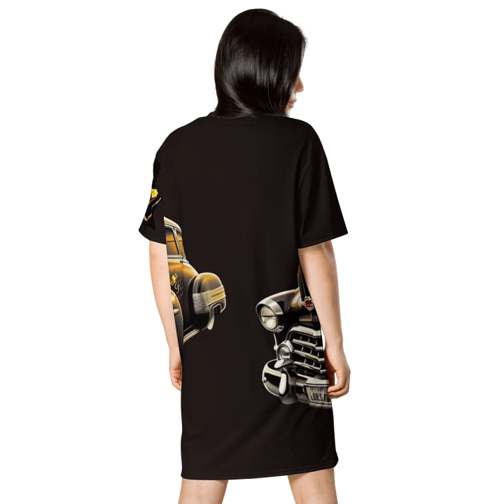 Vintage Lowrider King Car T-Shirt Dress product image (2)
