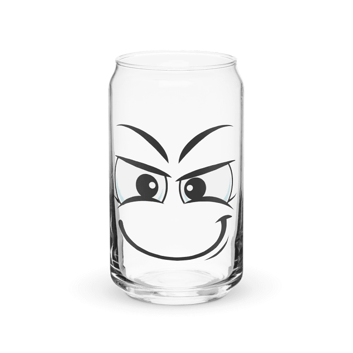 Sneaky Smirk Can-Shaped Glass product image (1)