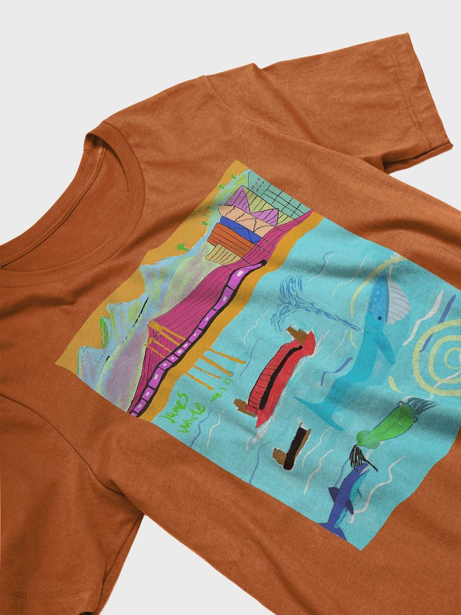 Bella+Canvas Supersoft T-Shirt: blue whale product image (26)