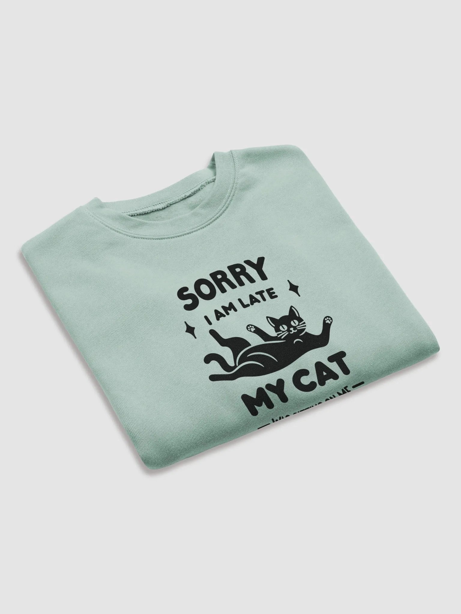 Playful Cat Apology Fleece Sweatshirt product image (19)