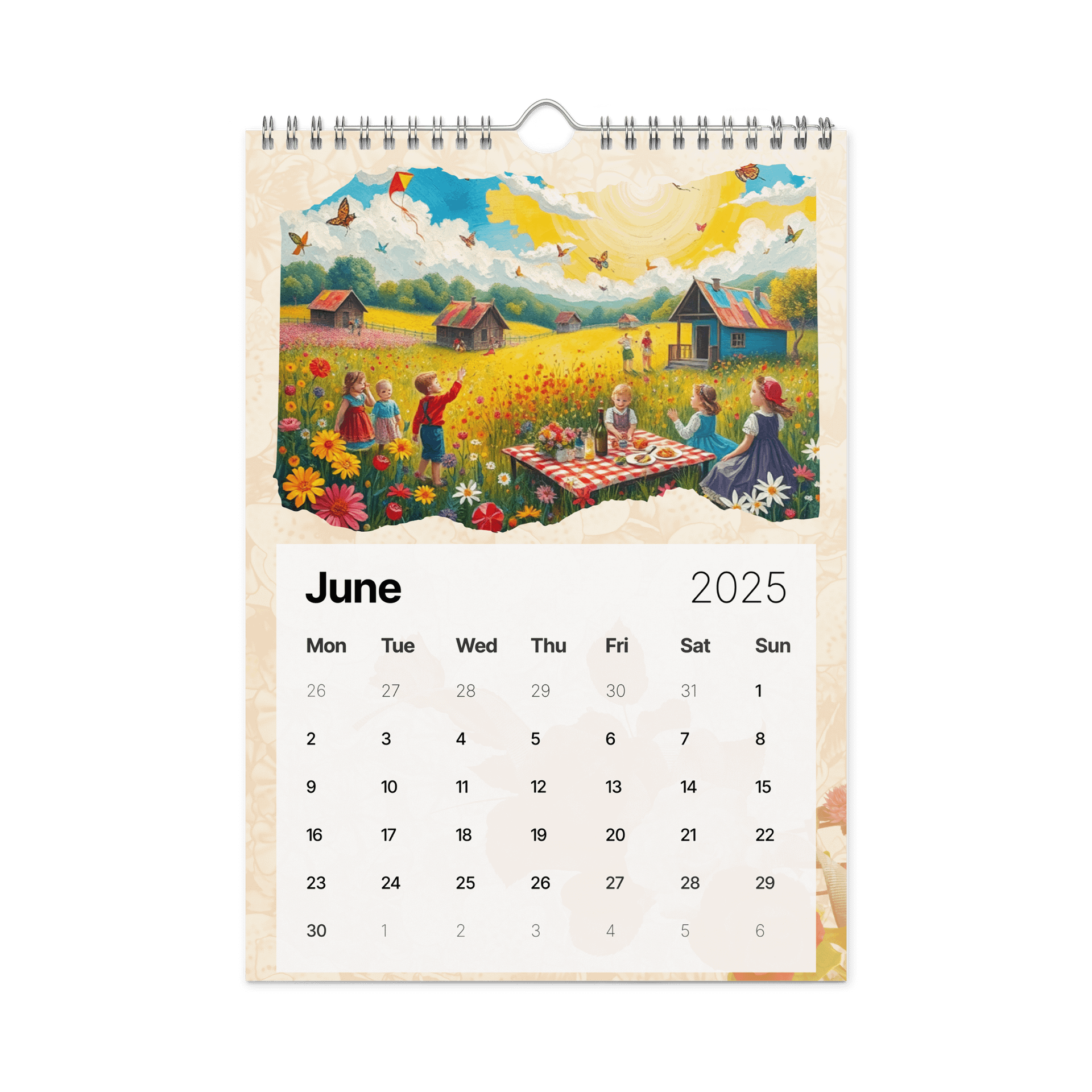 FOLK ART WALL CALENDAR 2026 product image (8)