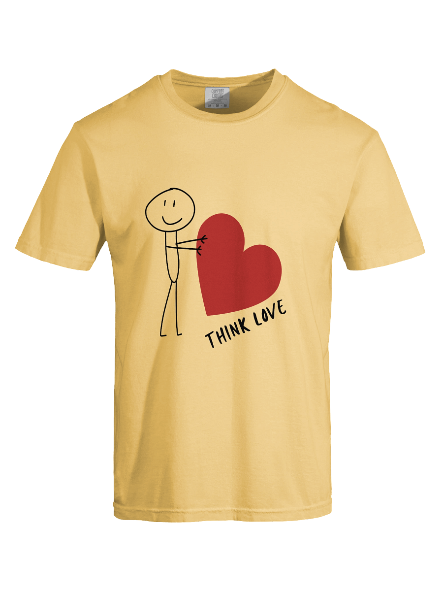 Think Love Heavyweight T-Shirt product image (56)