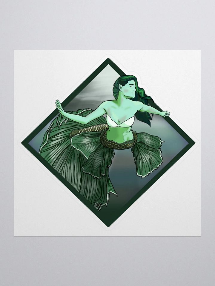 Betta Mermaid Sticker product image (1)