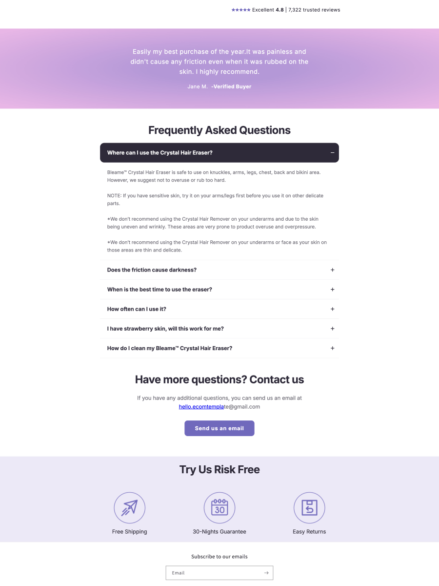 Bleame - PageFly Template (Home page + Product page) product image (3)