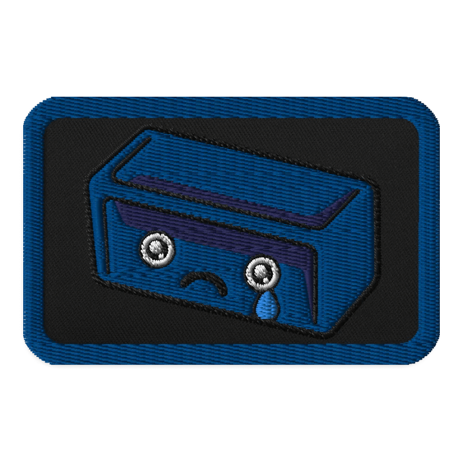 Sad Sample Embroidered Patch product image (1)