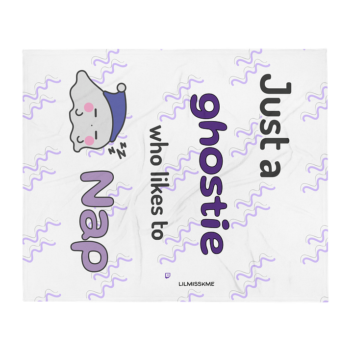 Just A Ghostie Who Likes to Nap | Blanket | product image (1)